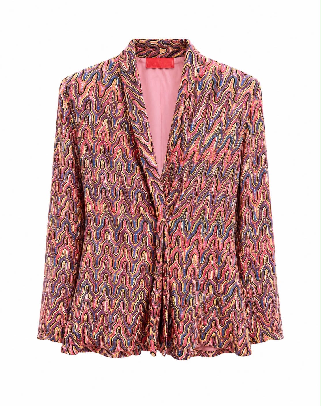 Maison Clad JACKET CROCHET PINK MCL12196