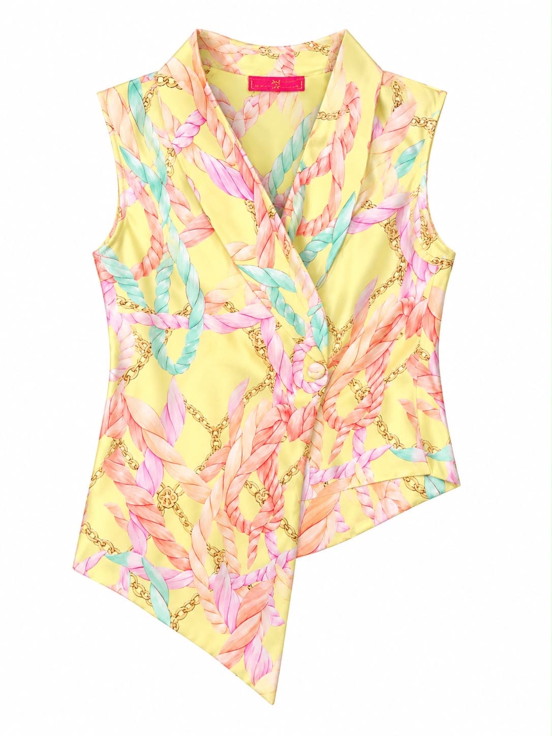 Maison Clad JACKET ELIOTT CHAIN YELLOW MCL12658