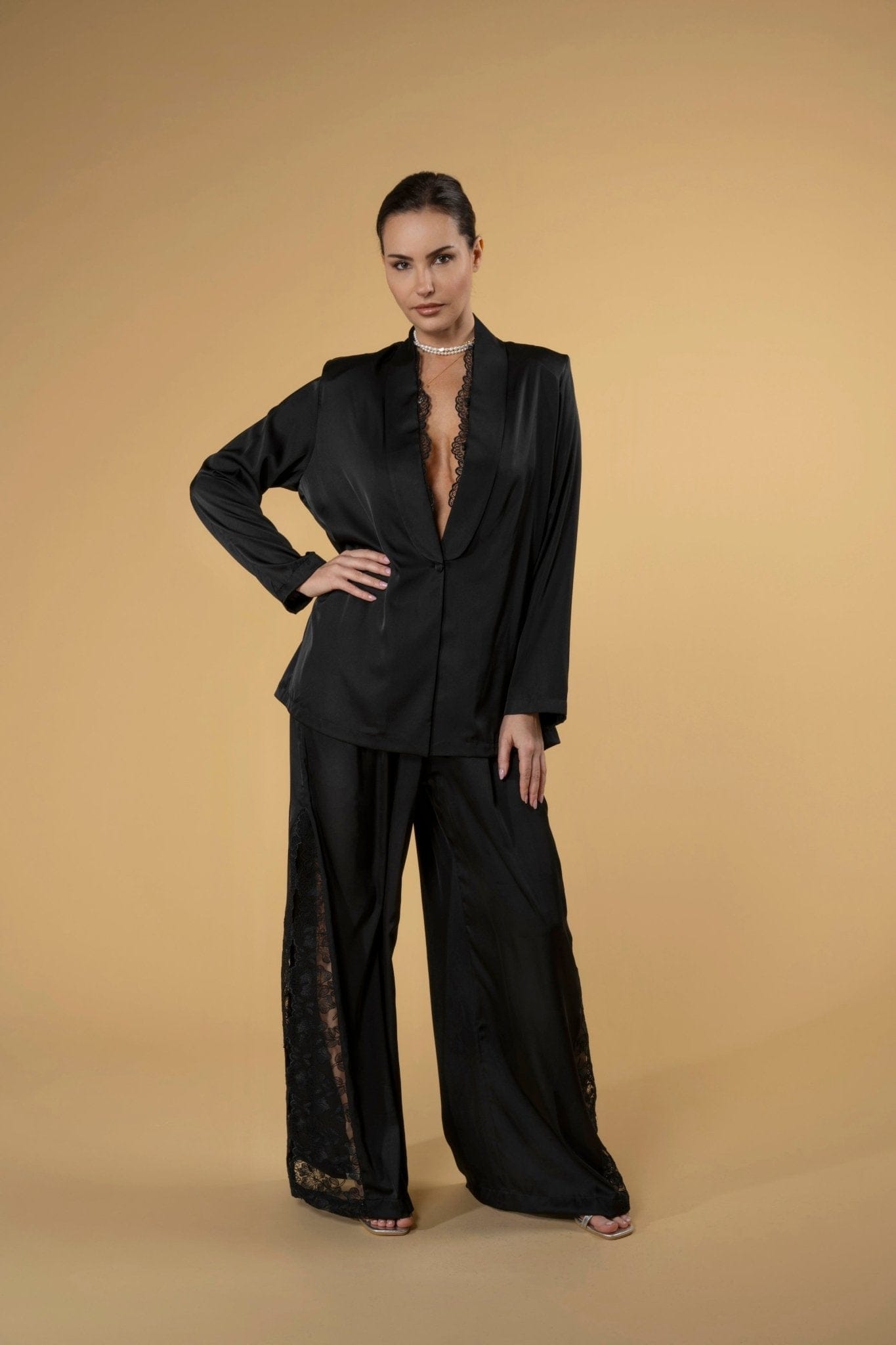 Maison Clad JACKET JANE LACE BLACK MCL00164