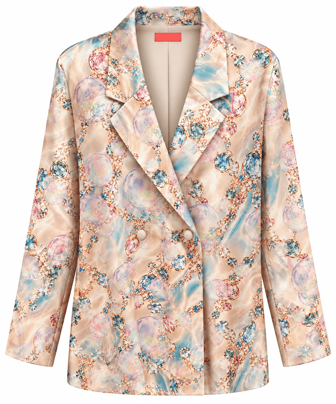Maison Clad JACKET MAJESTINE BUBBLES BLUE PINK MCL13642