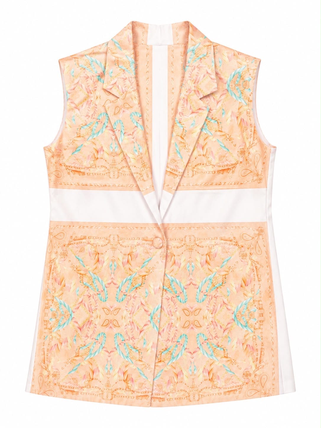 Maison Clad JACKET PUPILLE PLACEMENT BANDANA CHAIN PEACH MCL12648