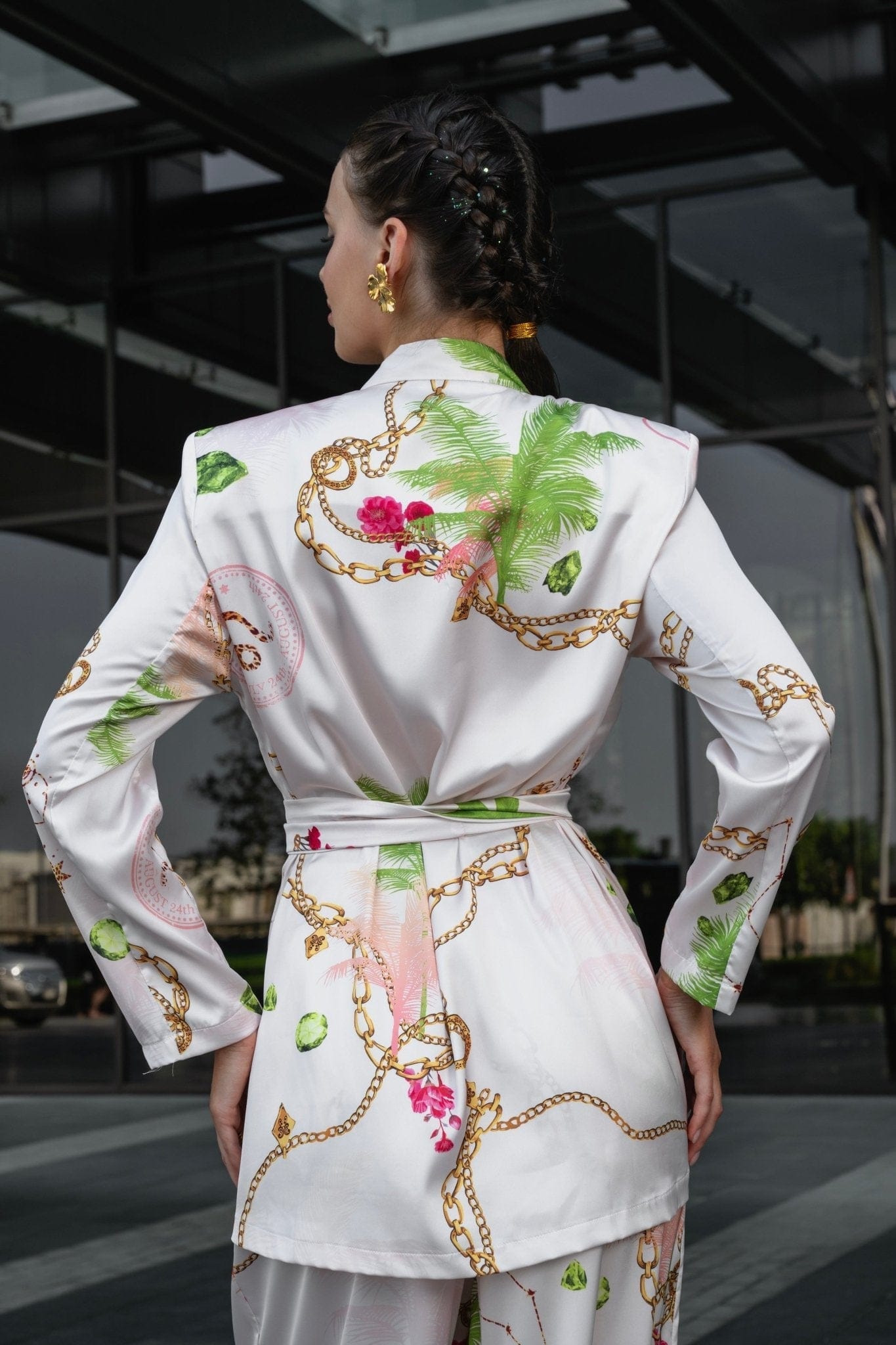 Maison Clad JACKSON JACKET LEO OFF WHITE MCL0067
