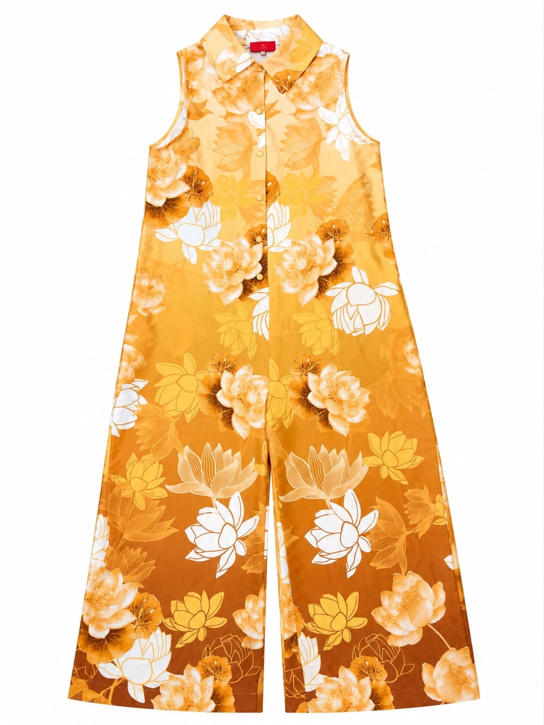 Maison Clad JUMPSUIT ANTONELLA LOTUS CAPPUCCINO MCL12644