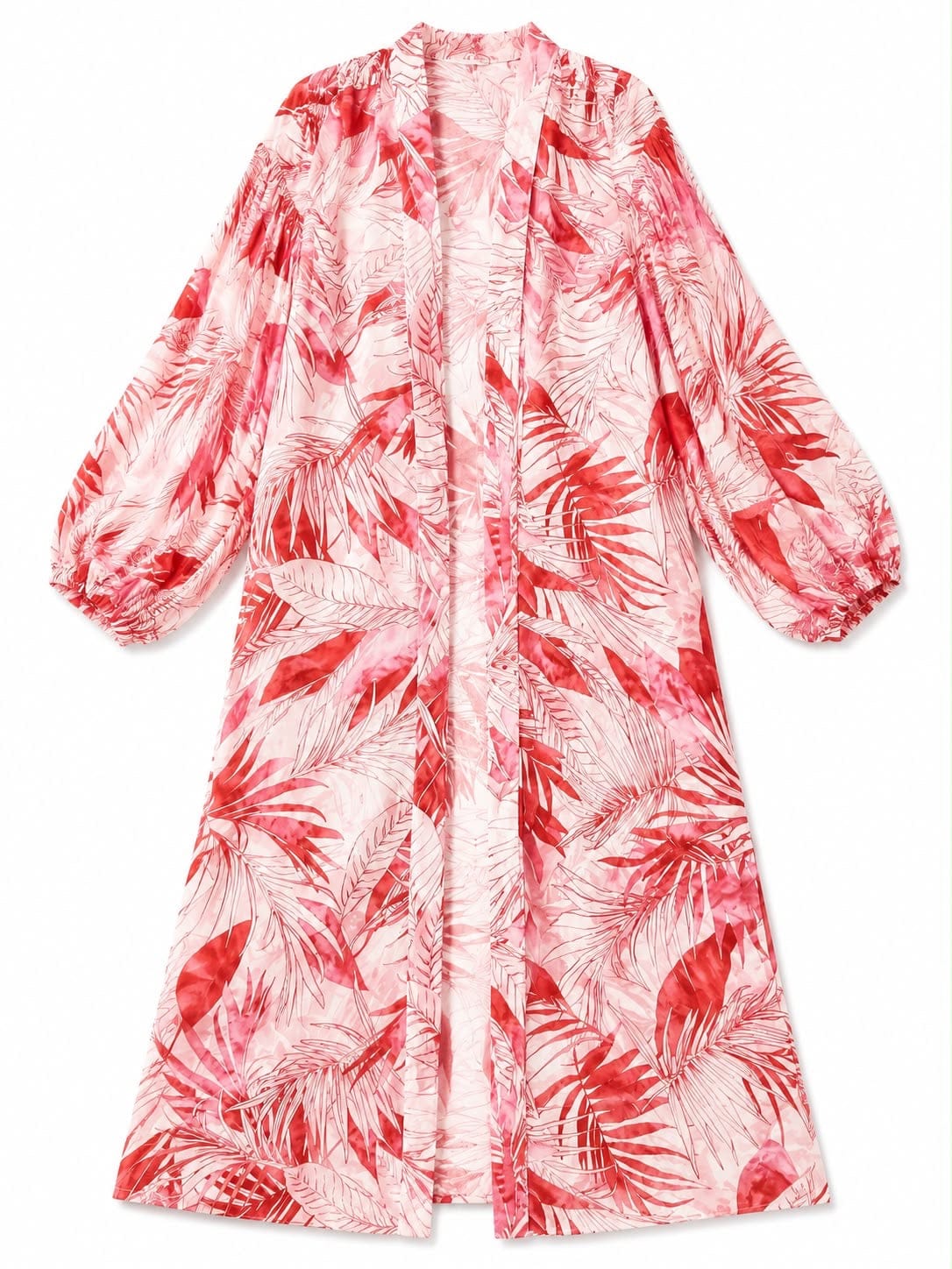 Maison Clad KIMONO MAXI SLEEVES PINK FLORAL MCL12371