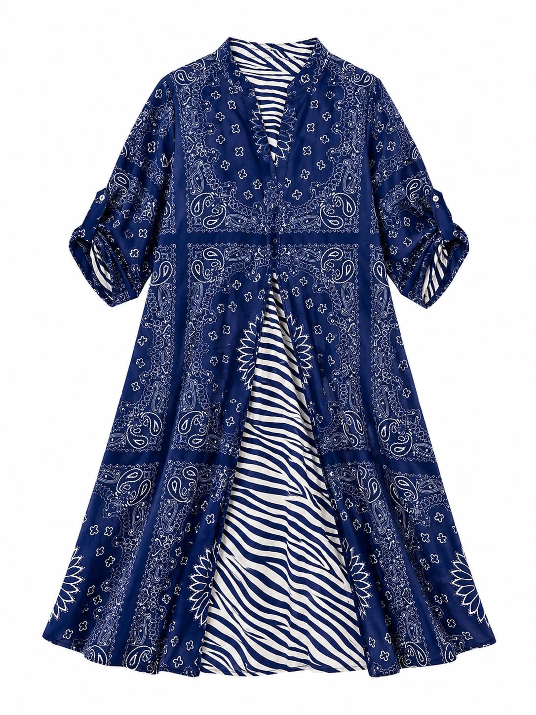 Maison Clad MAXI SHIRT KIMONO KAI REVERSIBLE MCL13132