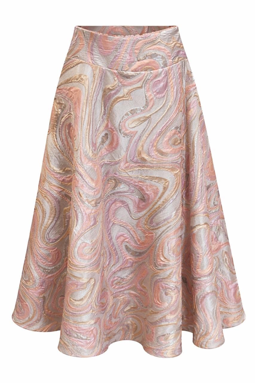 Maison Clad ONE OF A KIND SKIRT SILVER PINK MCL00863