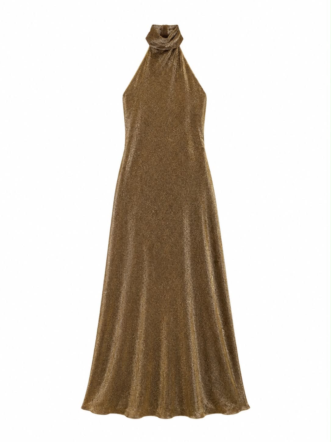 Maison Clad OSEREE DRESS TURTLE NECK GOLD MCL12758