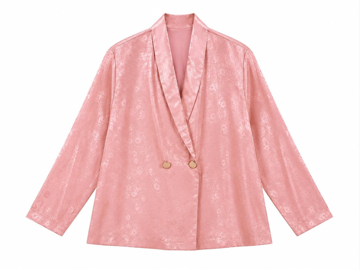 Maison Clad PINK SHIMMERS SUIT TROUSER AND JACKET MCL12360