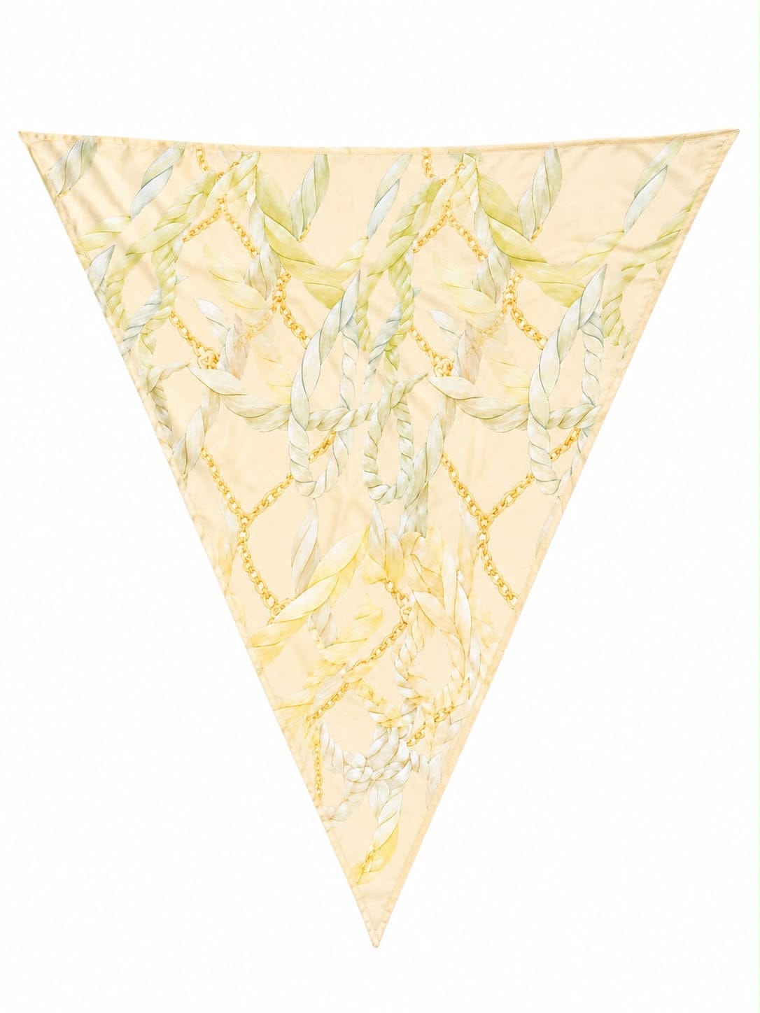 Maison Clad SCARF GEORGIO CHAIN OLIVE MCL12656