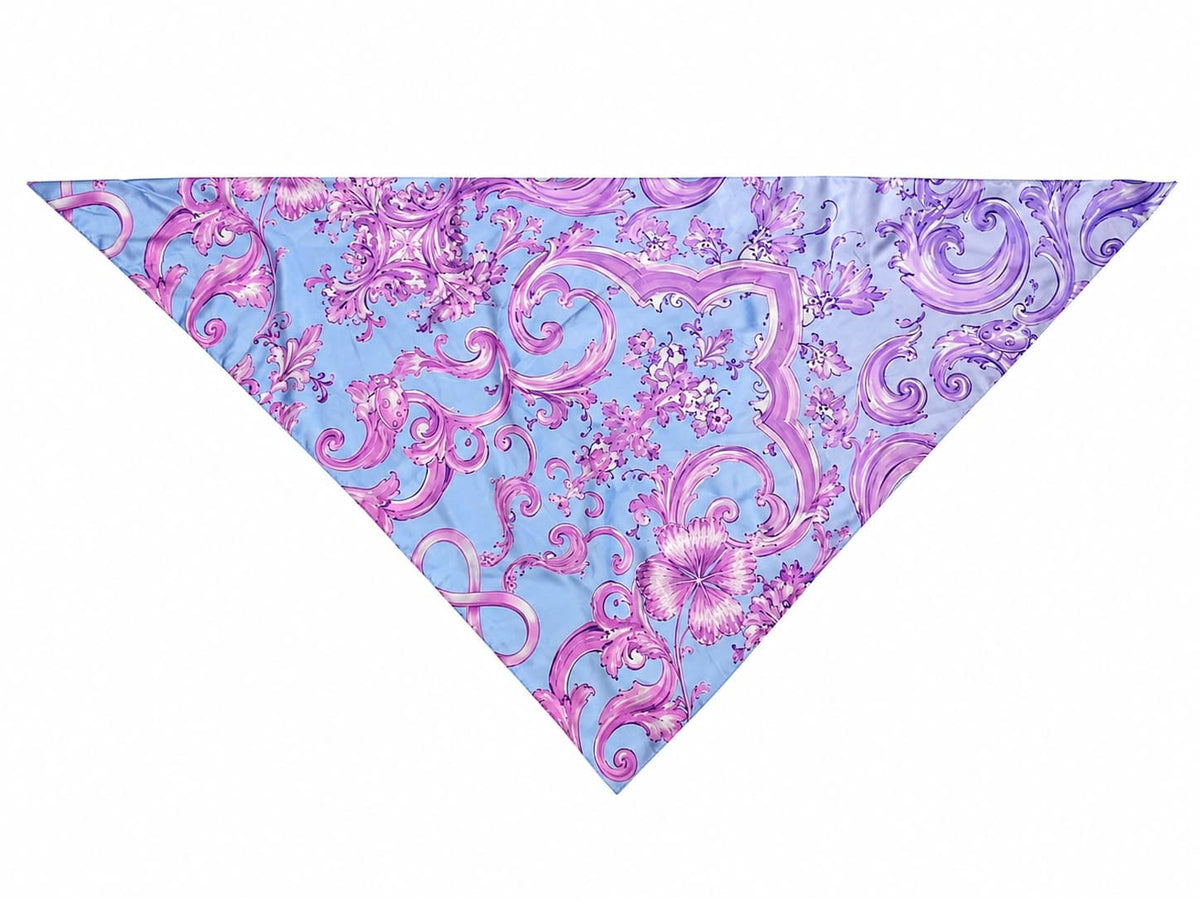 Maison Clad SCARF GEORGIO MOSAIC GRADIENT PLACEMENT PURPLE MCL13152