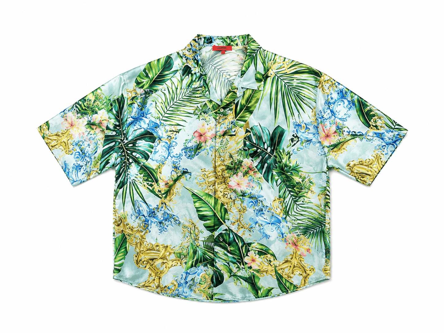 Maison Clad SHIRT AMANDA JUNGLE BLUE MCL13162