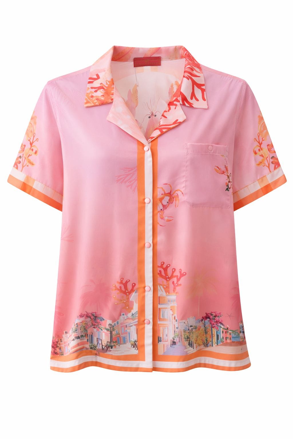 Maison Clad SHIRT ARTY LOBSTER PINK MCL00605