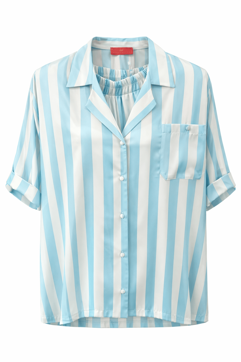 Maison Clad SHIRT ARTY STRIPES BLUE WHITE MCL00960