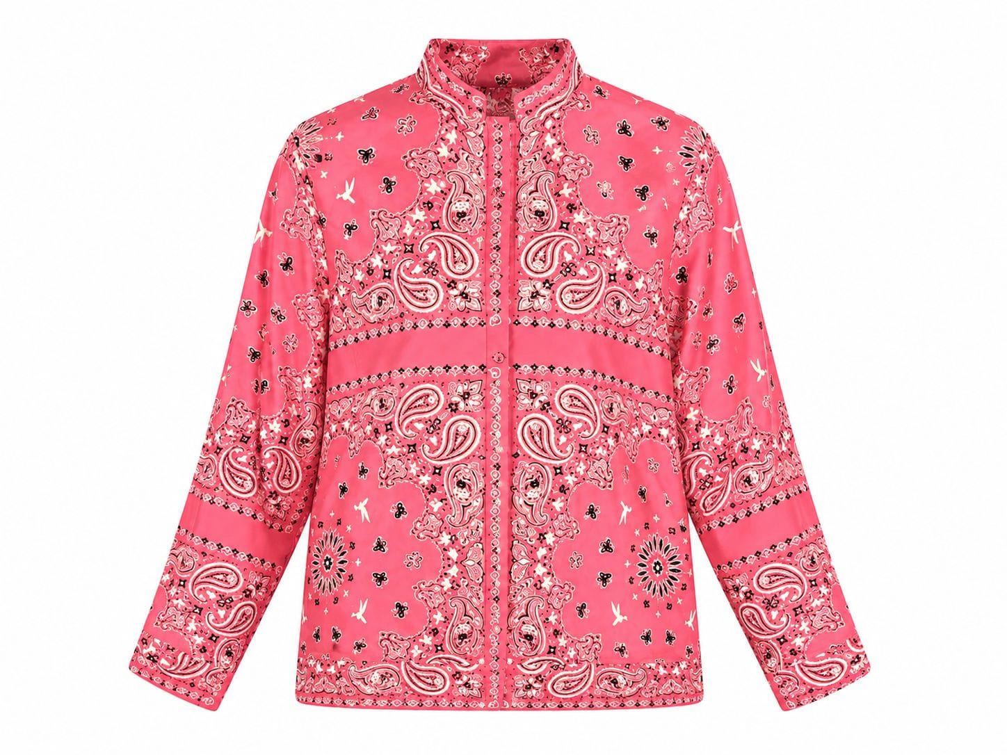 SHIRT BIANCA BANDANA DOVE ALL OVER FUSHIA MCL12049