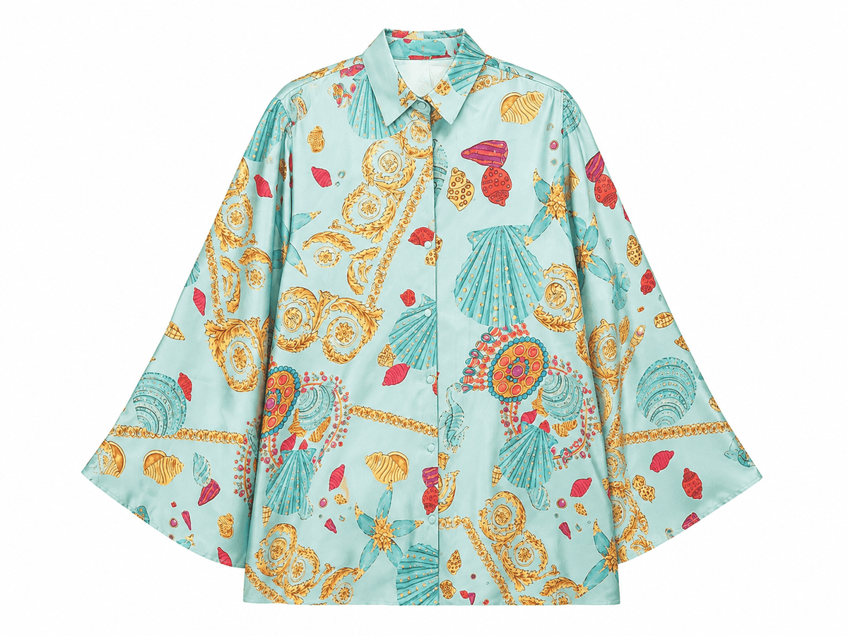 Maison Clad SHIRT BIANKAI PAMEGEE PRINT PARAIBA COLOR MCL13042