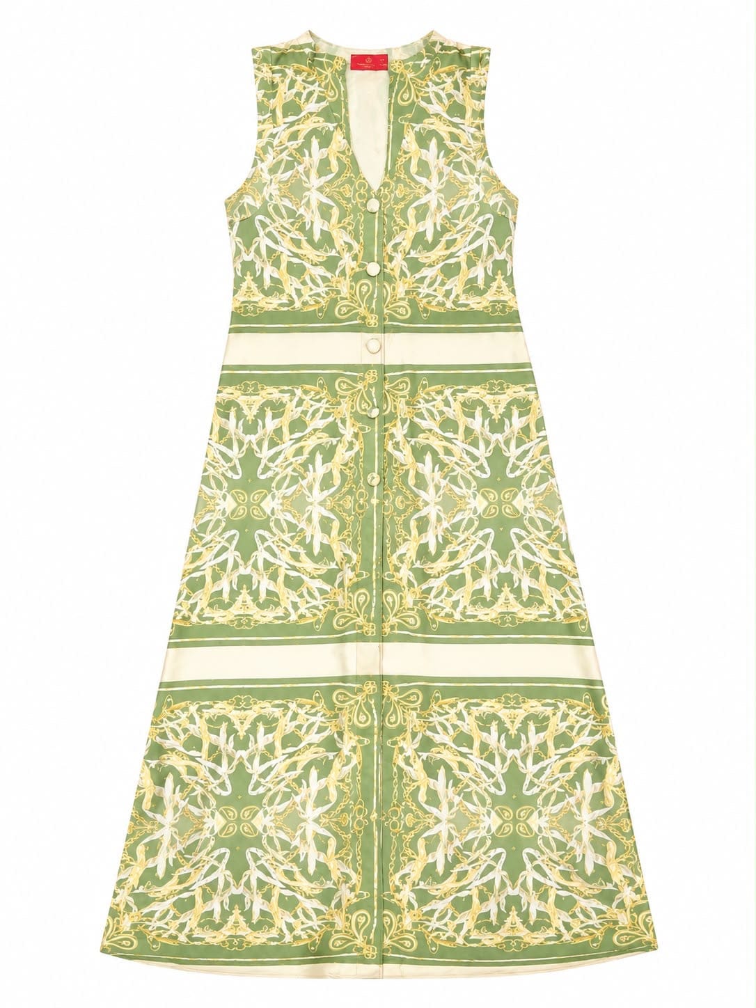 Maison Clad SHIRT CASSIS BANDANA CHAIN OLIVE MCL12659