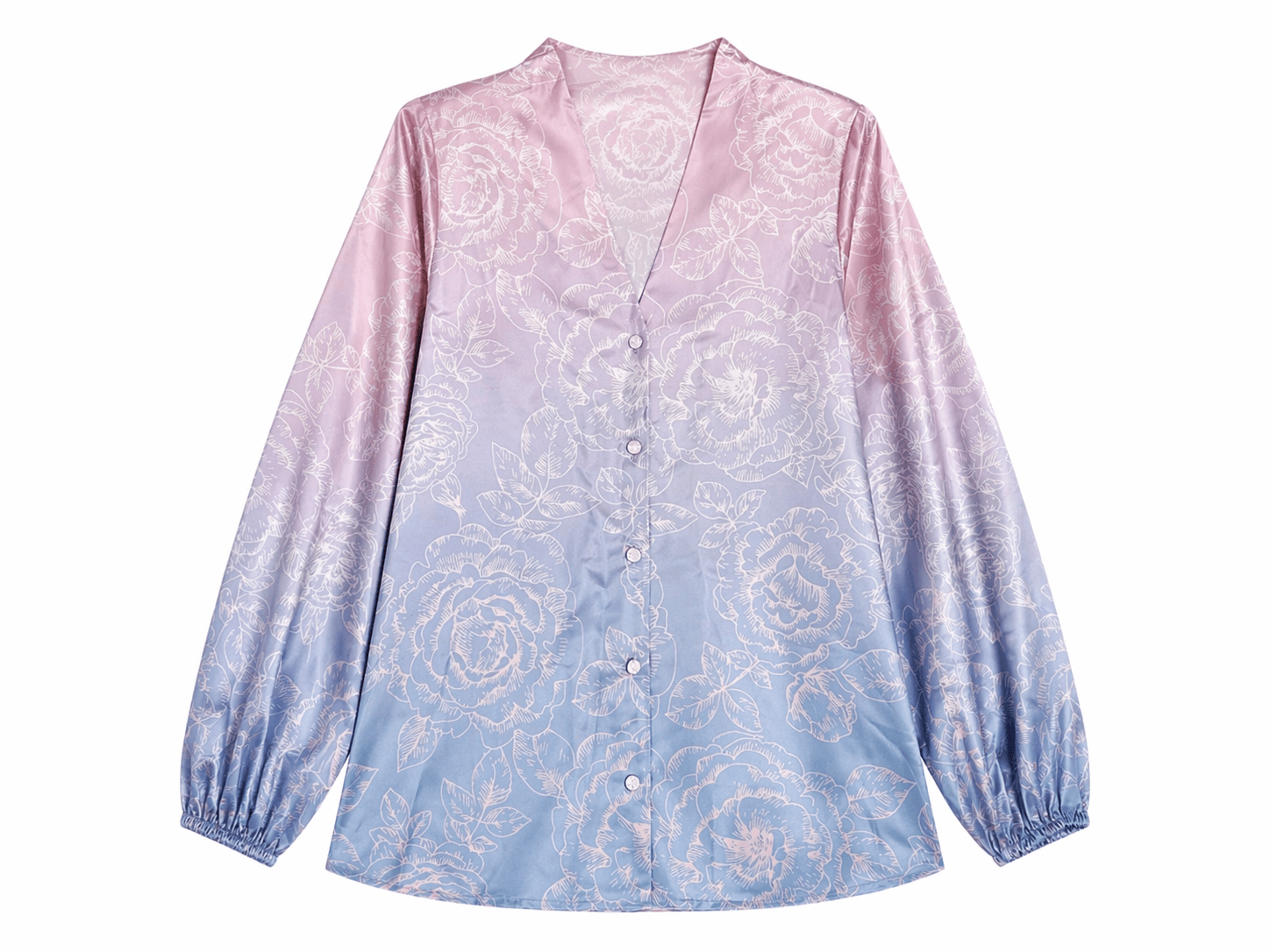 Maison Clad SHIRT DORIS ROSES GRADIENT MAISON CLAD X SOPHIE SHOHET MCL00981