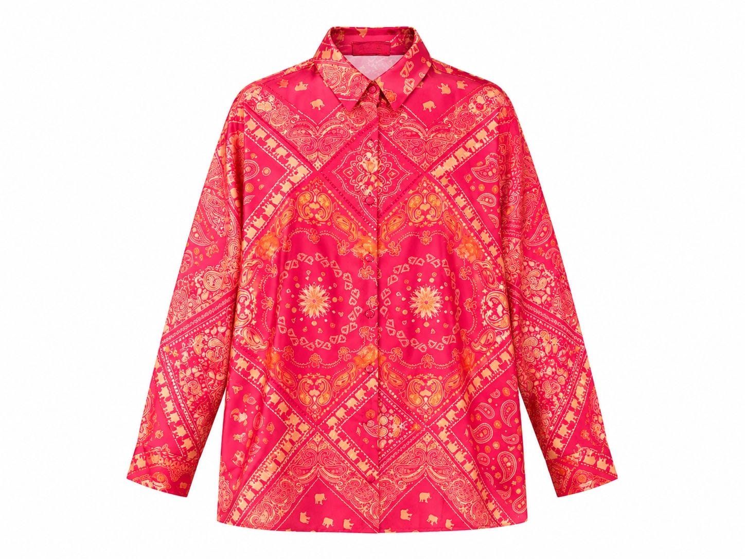 Maison Clad SHIRT JOUBI BANDANA FUSHIA MCL11514