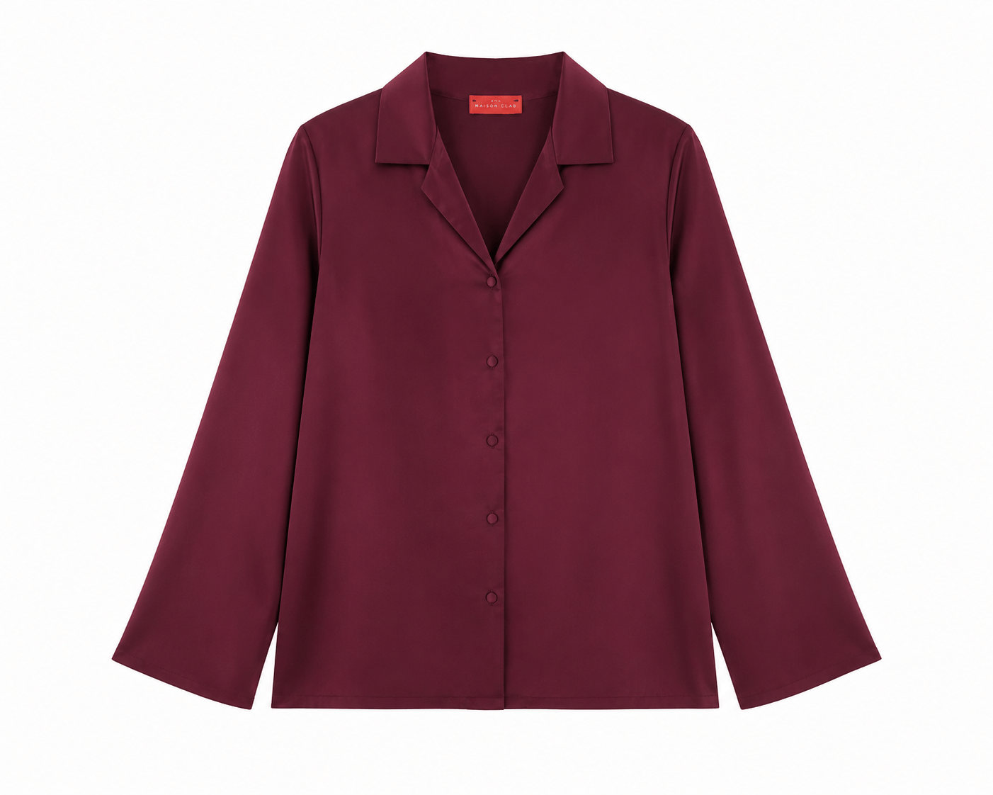 Maison Clad SHIRT LOUISA BURGUNDY MCL11434