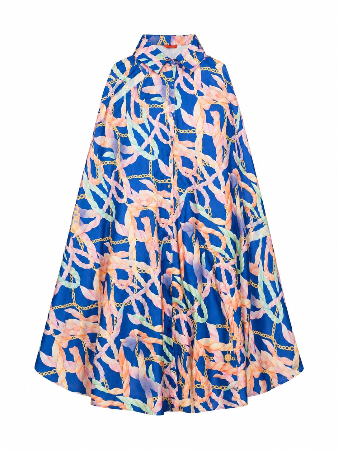 Maison Clad SHIRTDRESS BANIA CHAIN BLUE MCL12640