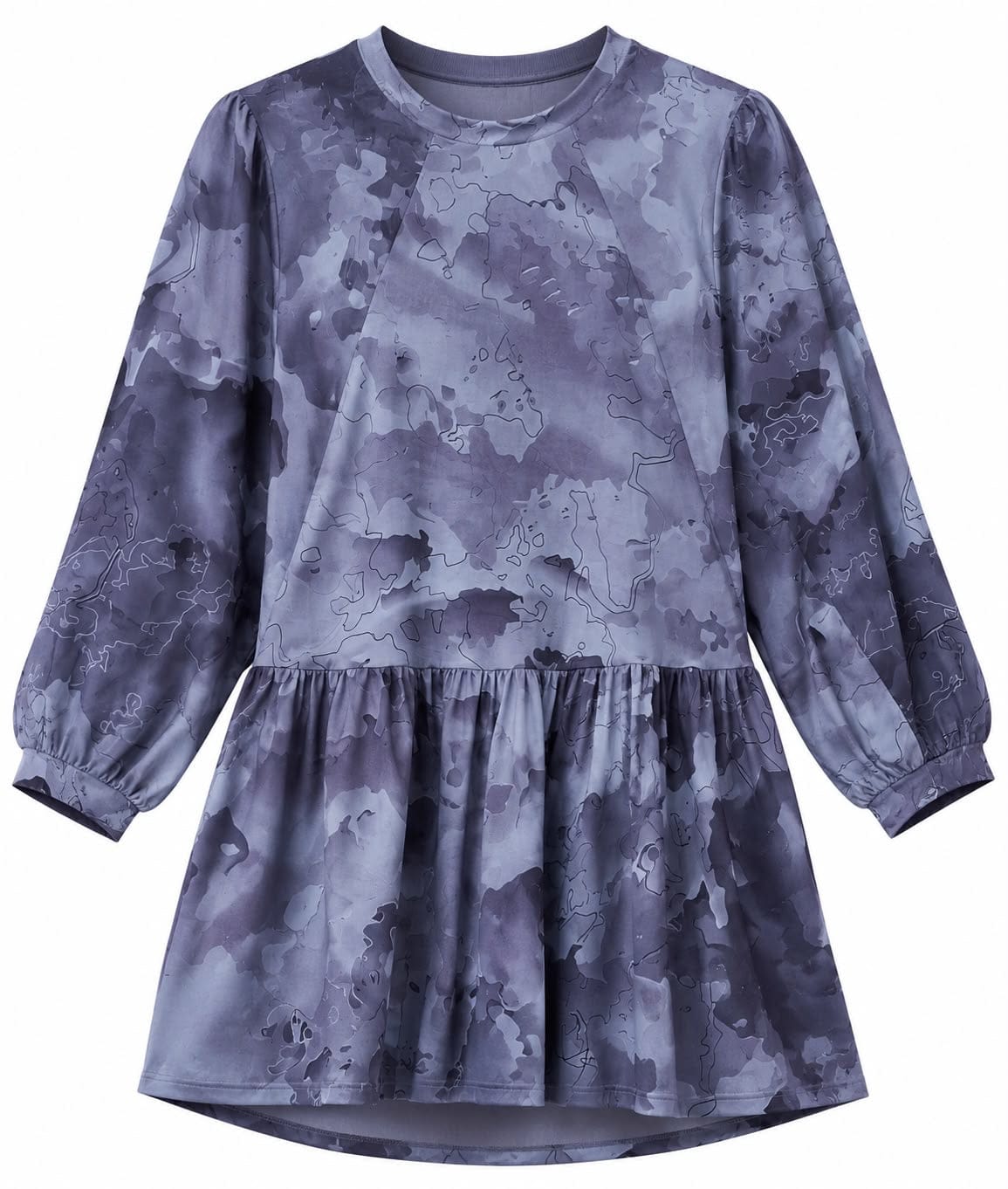 Maison Clad SHORT DRESS ARMY BLUE MCL12339