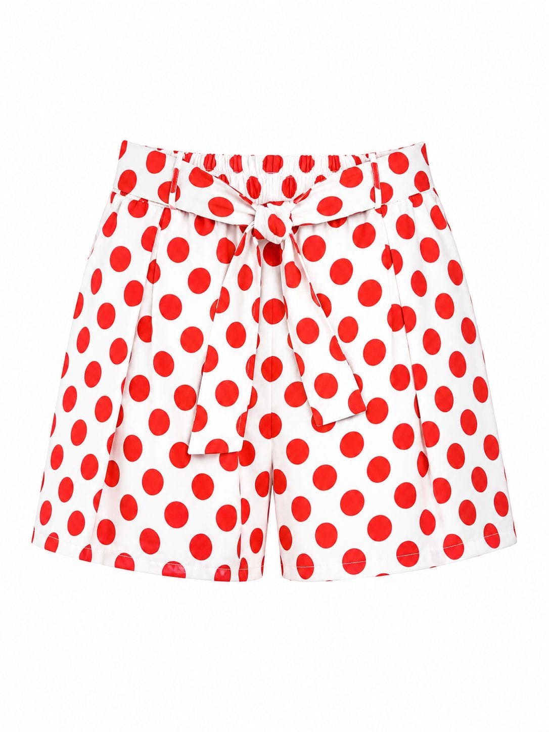 Maison Clad SHORT POLKADOTS RED OFF WHITE MCL11565