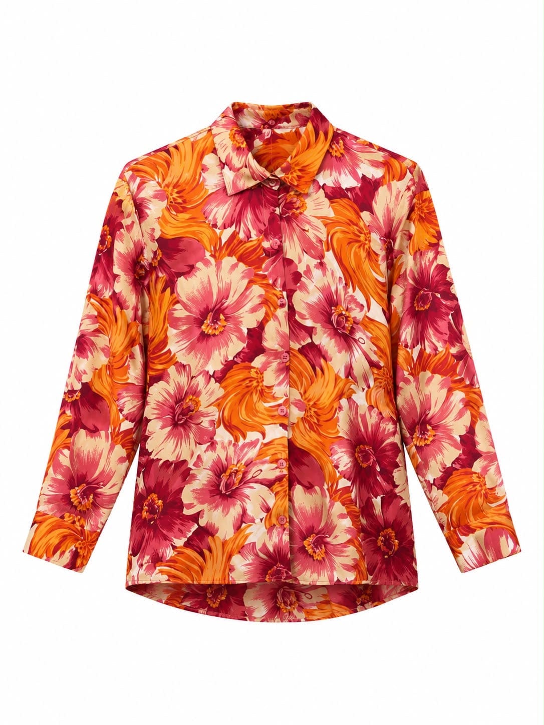 Maison Clad SILK RED FLORAL SET MCL12765