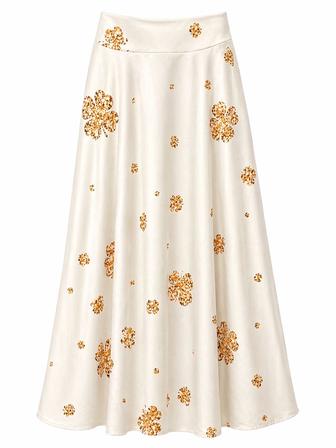 Maison Clad SKIRT KARLITO CLOVER OFF WHITE LINEN MCL11251