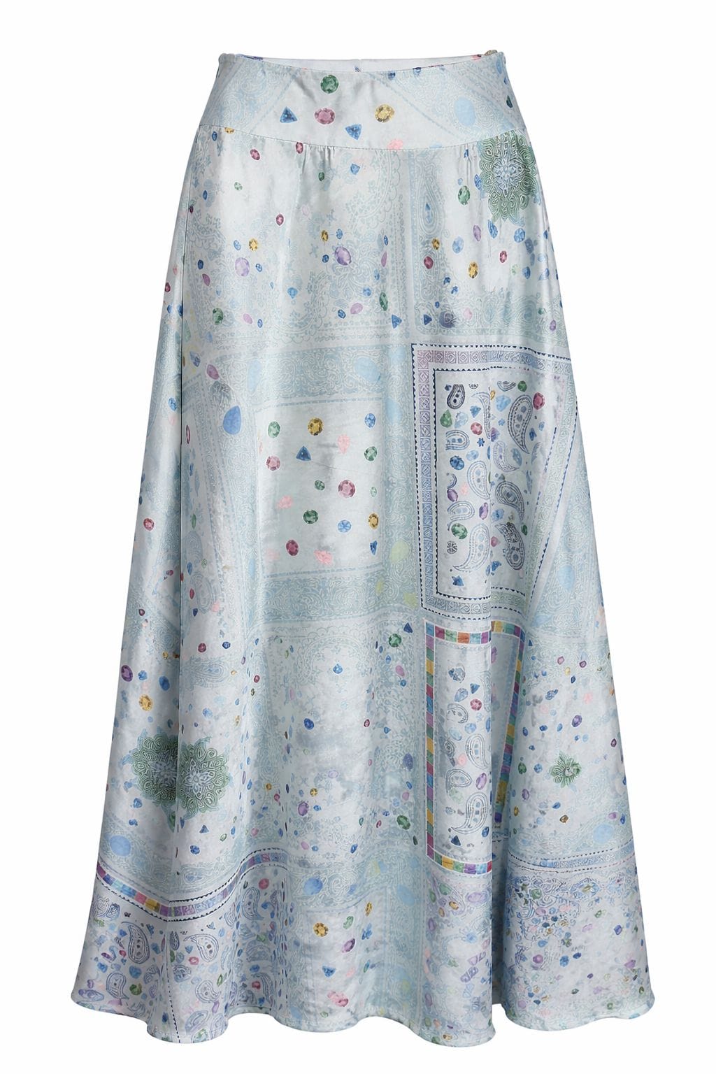 Maison Clad SKIRT KARLITO PARAIBA TURQUOISE BANDANA MCL00922