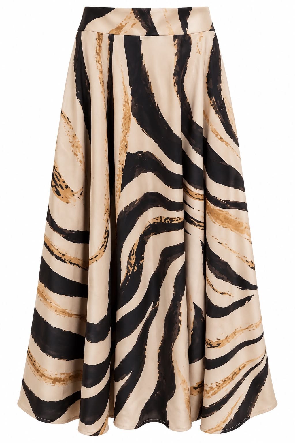 SKIRT KARLY SUEDE TIGER BLACK GOLD MCL13457