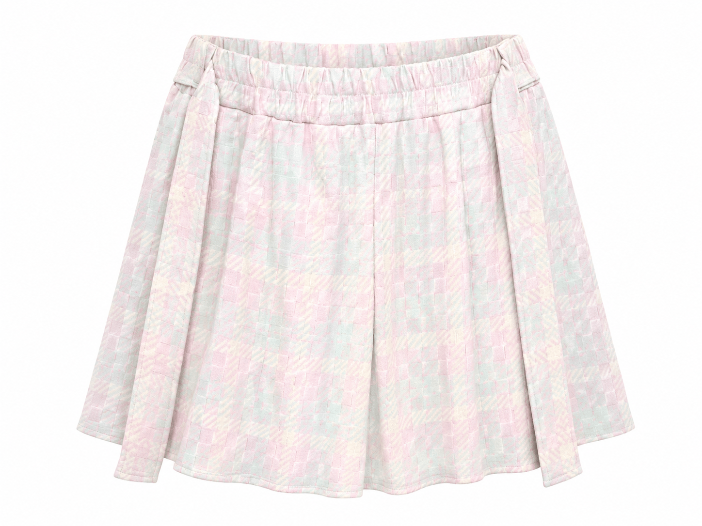 Maison Clad SKORT CHECKS KNIT COTTON MCL11594