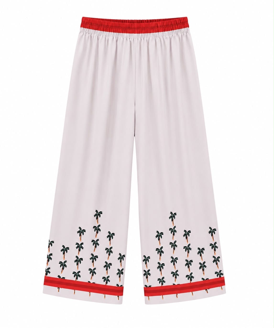 Maison Clad SUIT PALM WHITE RED MCL12361