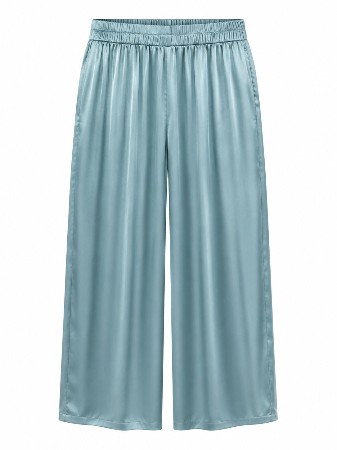 Maison Clad SUIT TROUSER AND JACKET SILK LIGHT BLUE GREEN MCL13191