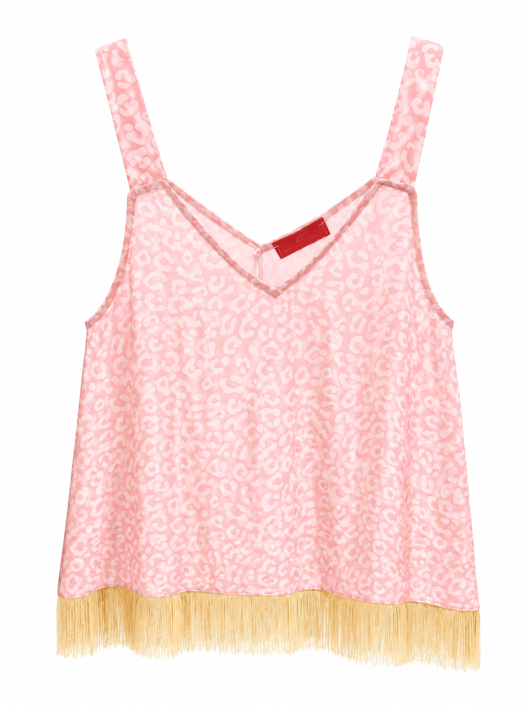 Maison Clad TOP FRINGES LEO GRADIENT PINK MCL11765