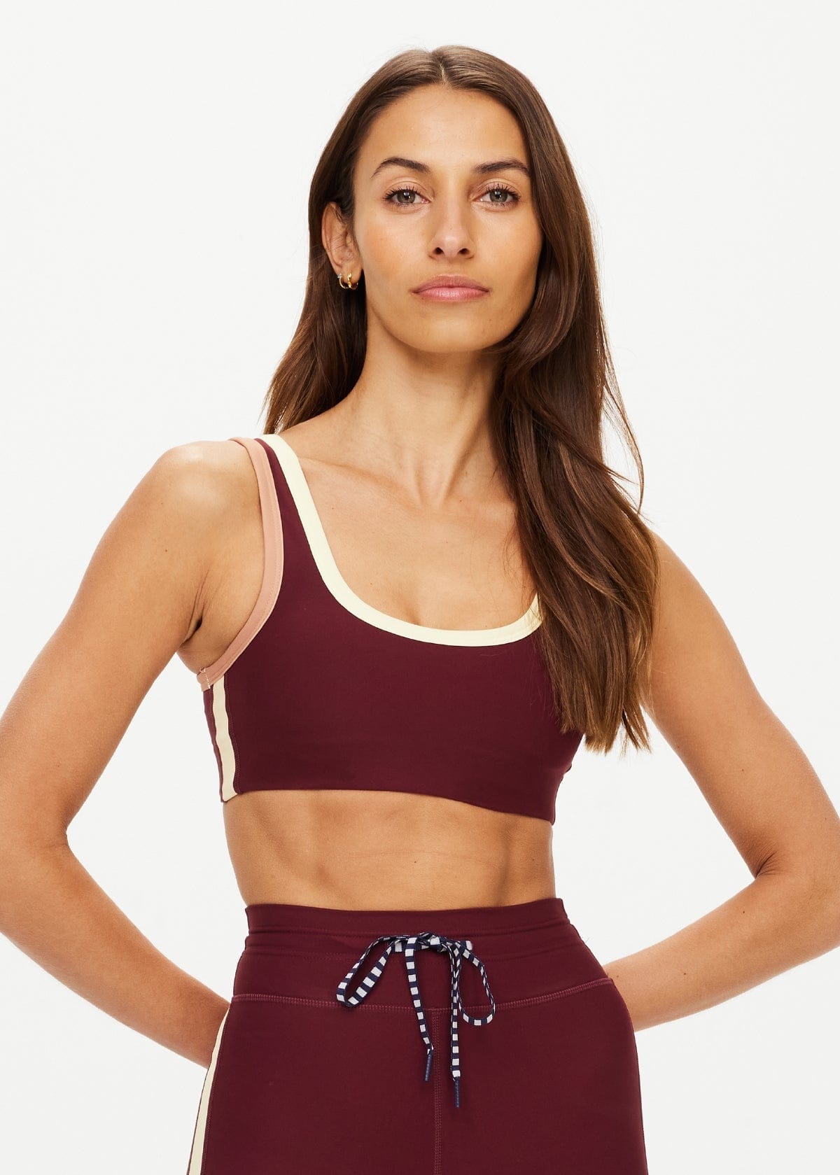 Maison Clad TRAIL HARLEY SCOOP BRA BORDEAUX MCL12600