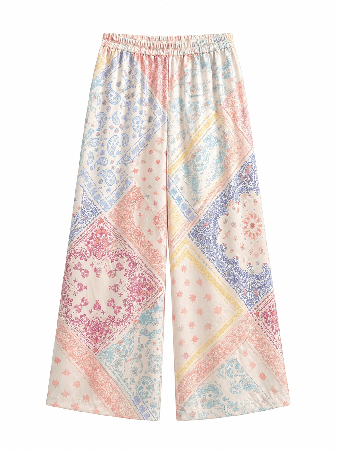 Maison Clad TROUSER BANDANA ELEPHANT OFF WHITE LUCKY CAT MCL11185