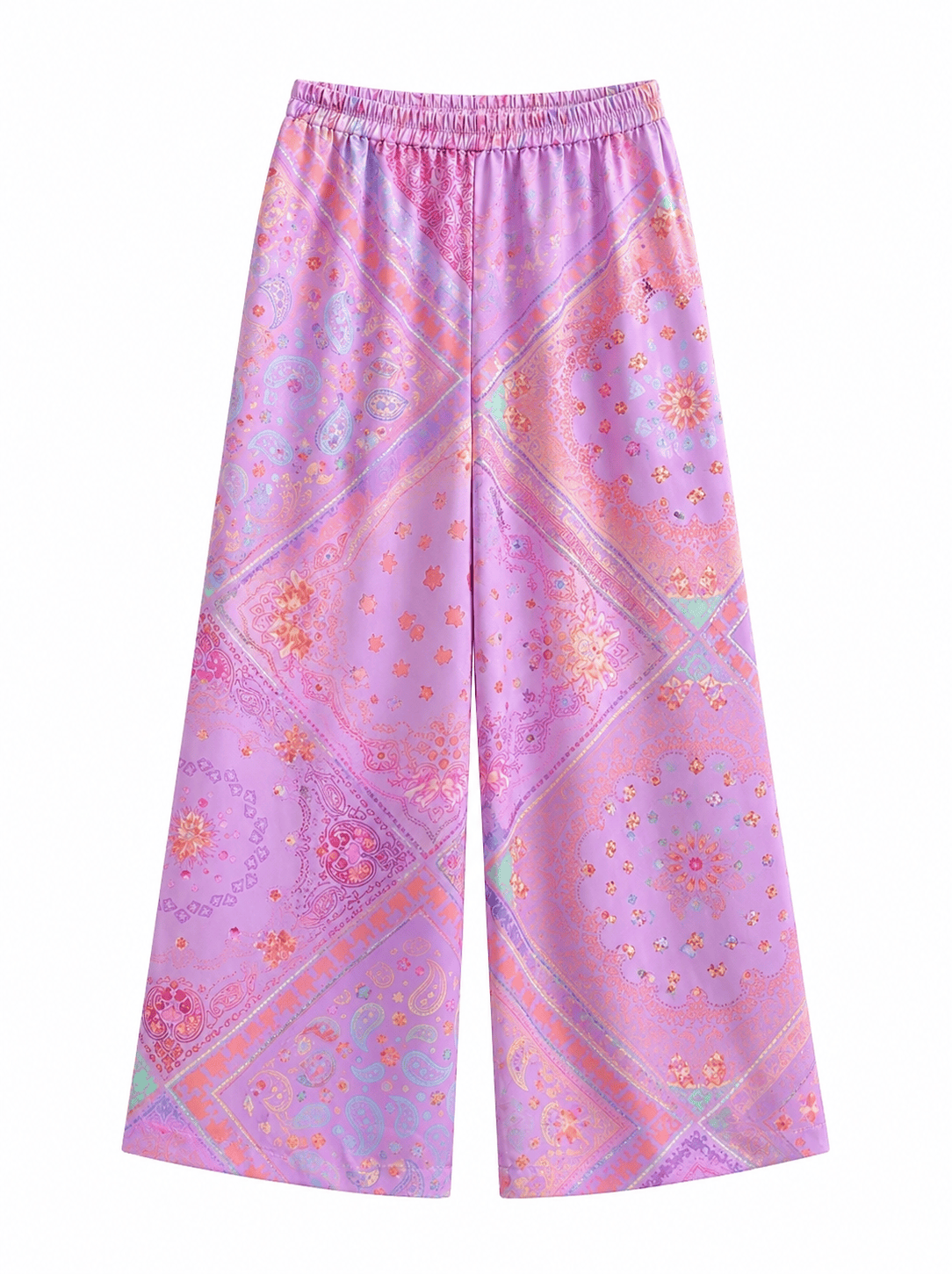Maison Clad TROUSER BANDANA ELEPHANT PURPLE LUCKY CAT MCL11188