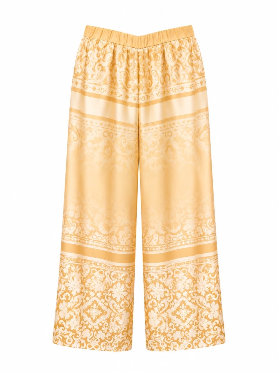 Maison Clad TROUSER BANDANA MOSAIC CAPPUCCINO GRADIENT MCL12274