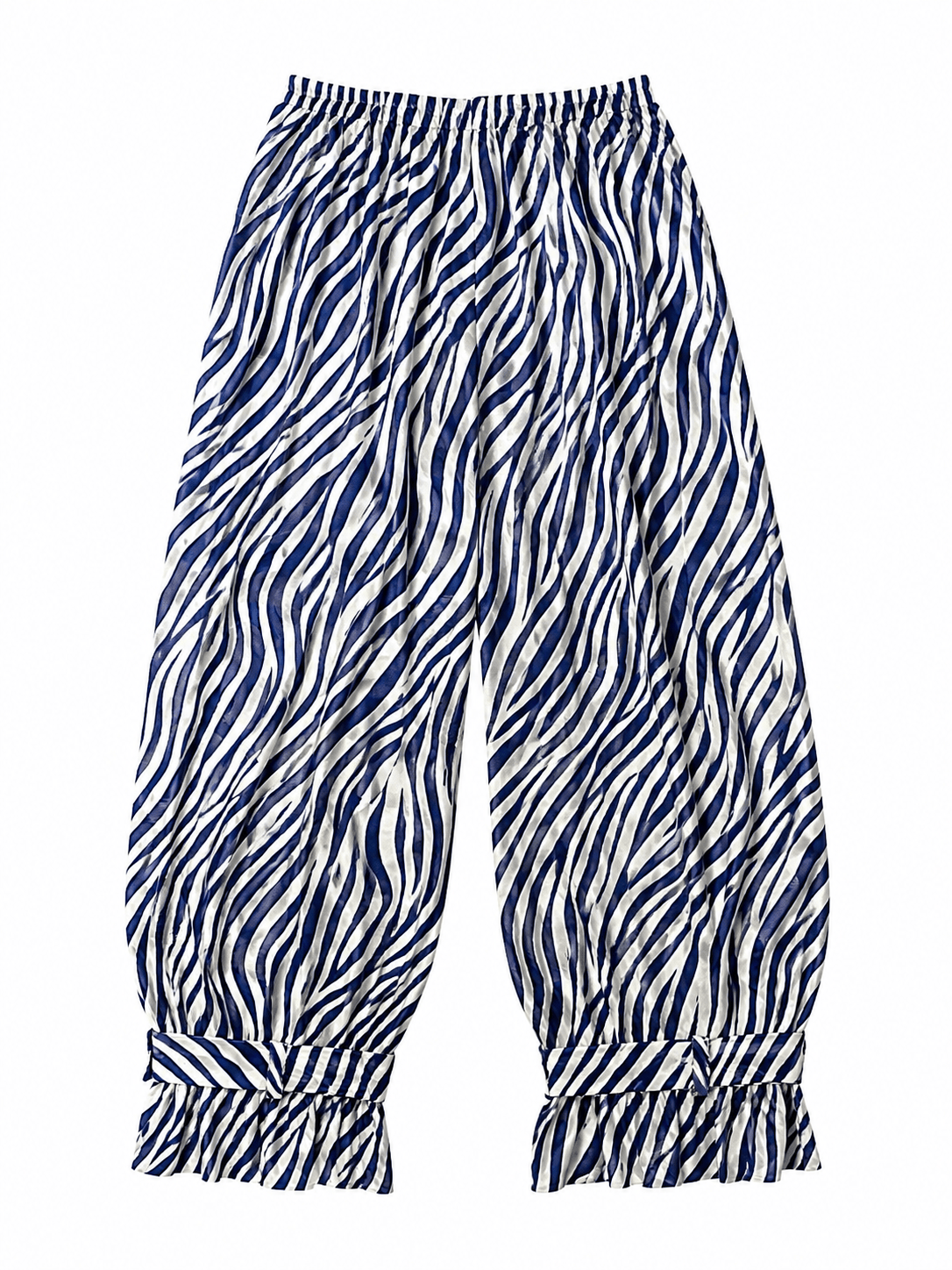 Maison Clad TROUSER JOSEPHINE ZEBRA WAVE SILK MCL13114