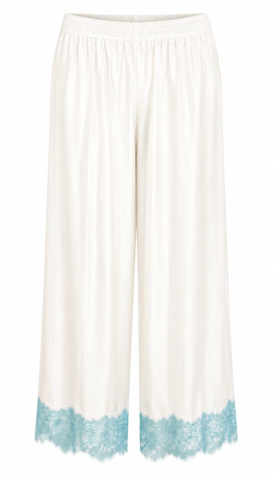 Maison Clad TROUSER LARA PINSTRIPES LIGHT BLUE LACE MCL11710