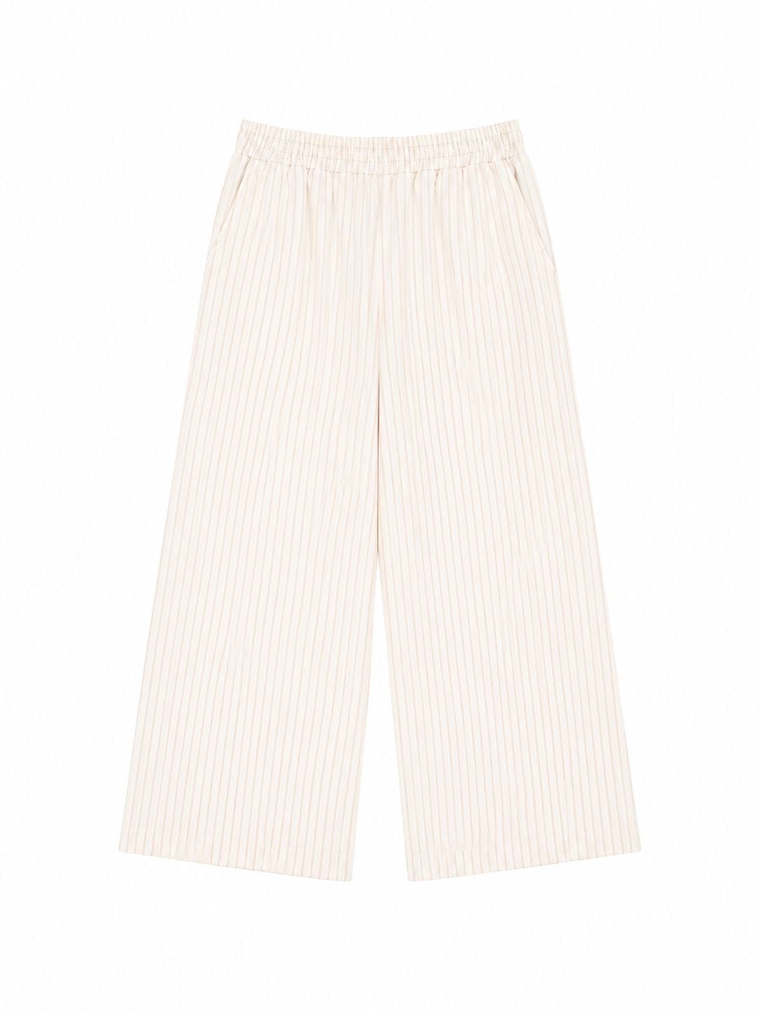 Maison Clad TROUSER LINEN STRIPES YELLOW MCL11407