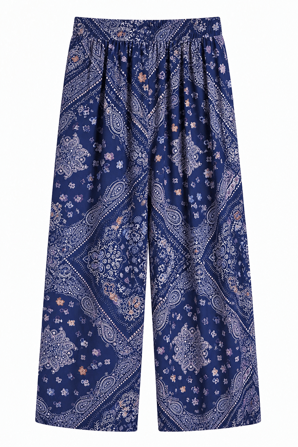 Maison Clad TROUSER MARCELL BANDANA LUCKY CHARM NAVY MCL11278