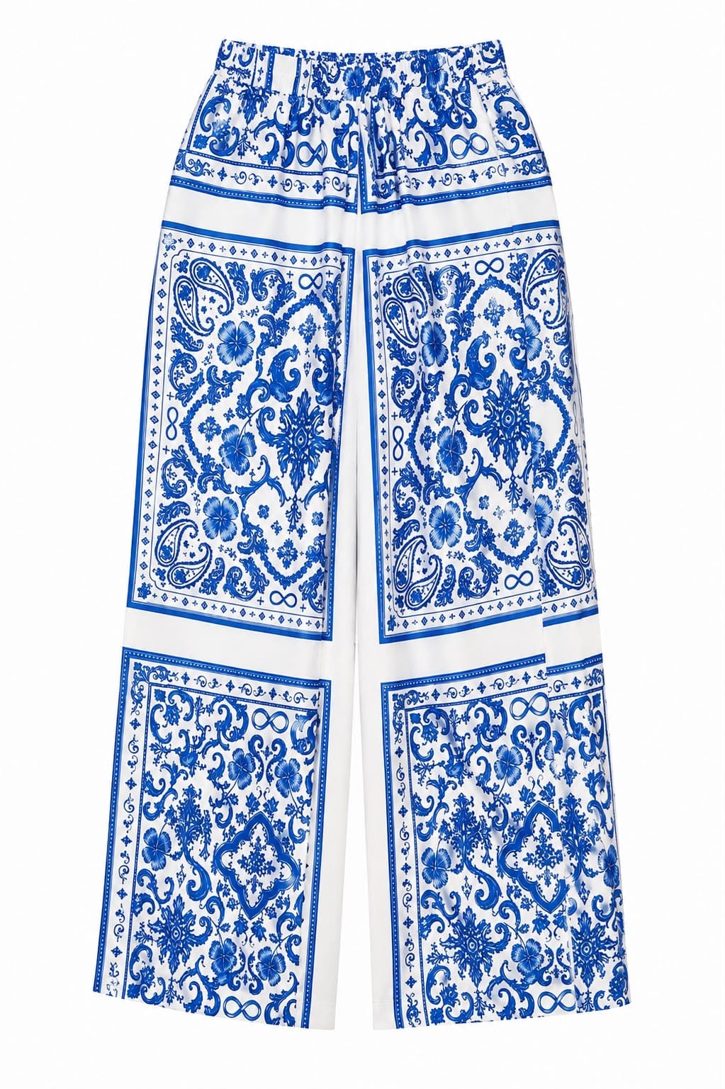 Maison Clad TROUSER MOSAIC BANDANA BLUE PLACEMENT MCL13157