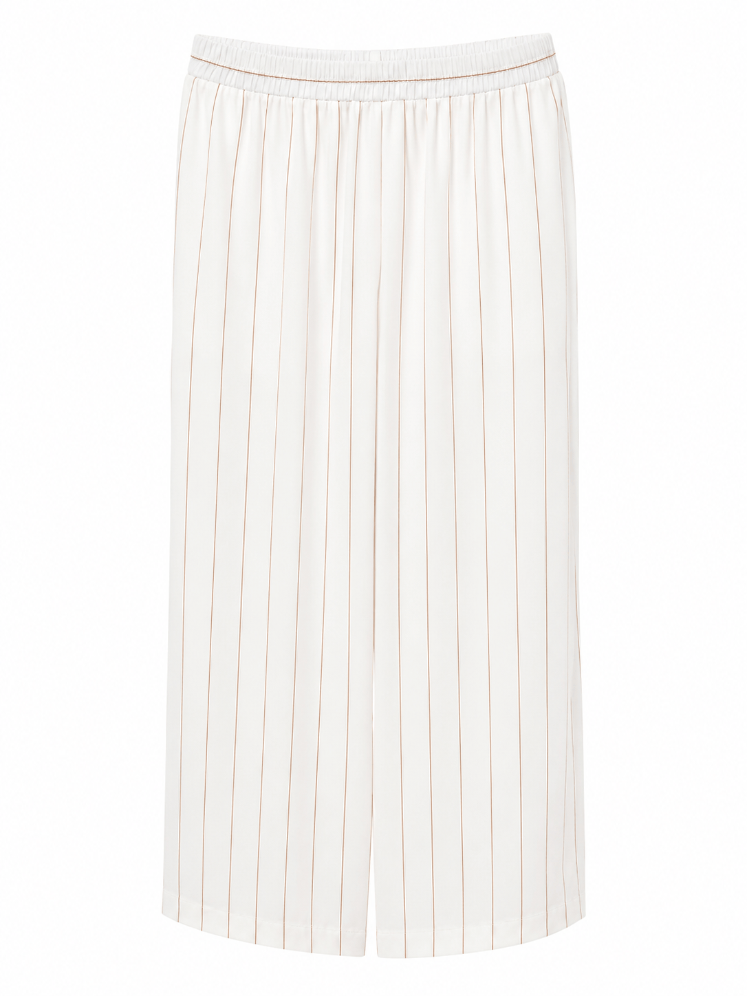 Maison Clad TROUSER PINSTRIPES BISCUIT OFF WHITE WIDE MCL11364