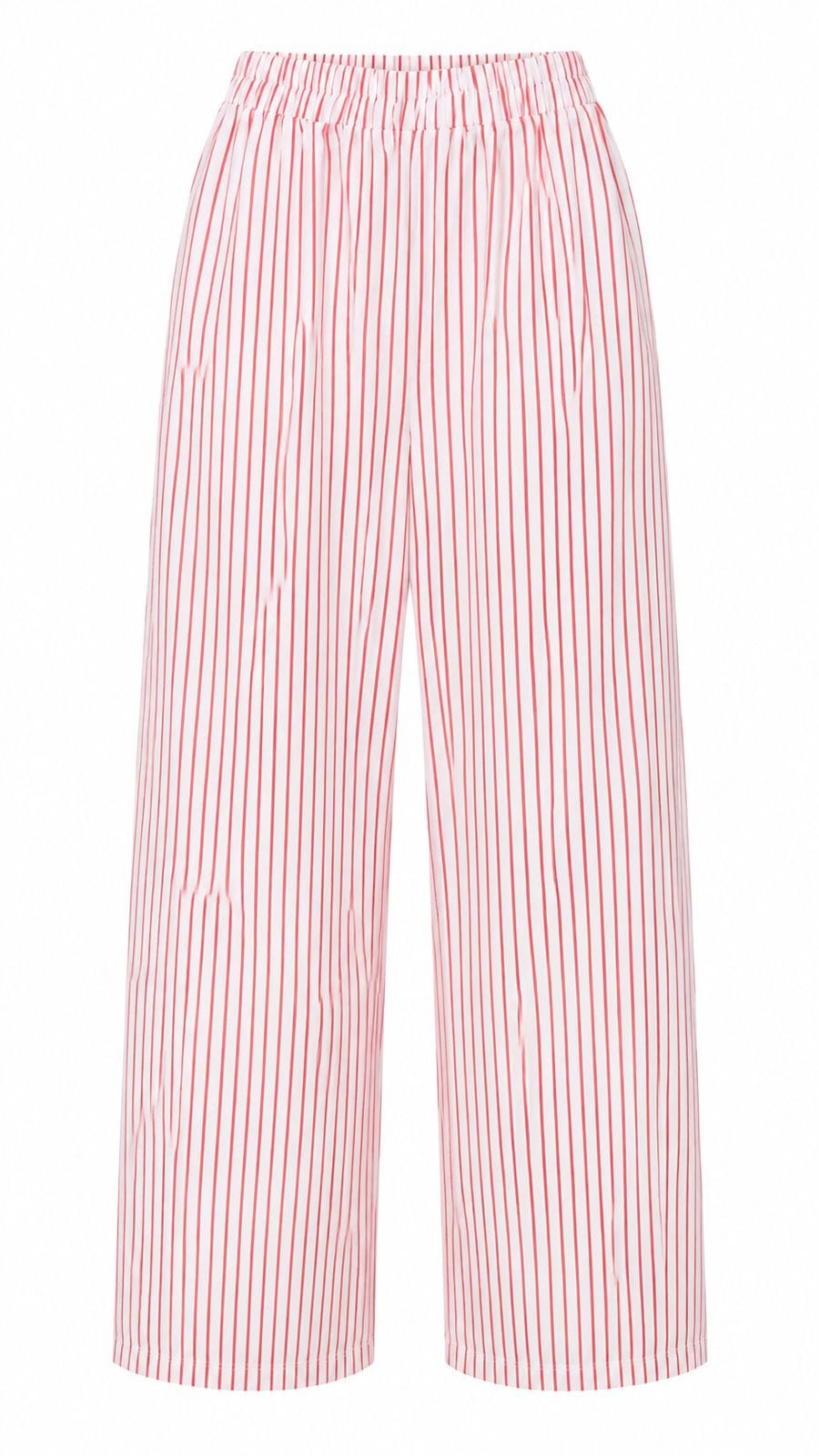 Maison Clad TROUSER PINSTRIPES CHERRY WIDE MCL11343