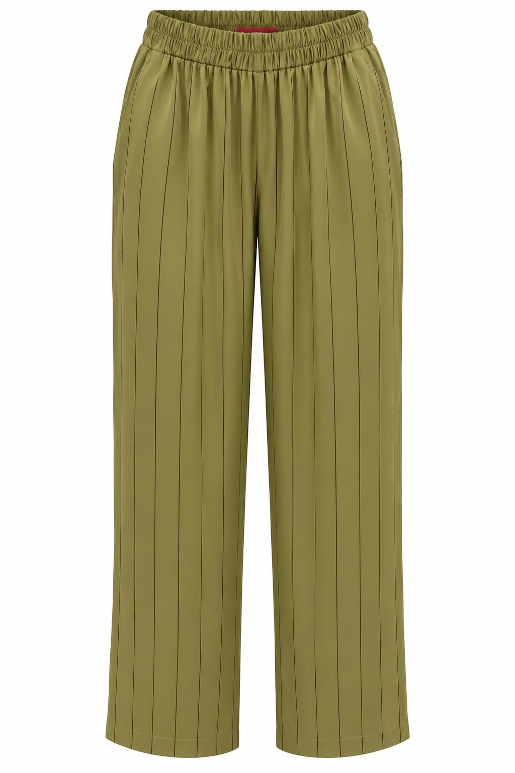 Maison Clad TROUSER PINSTRIPES GREEN BURGUNDY MCL13354