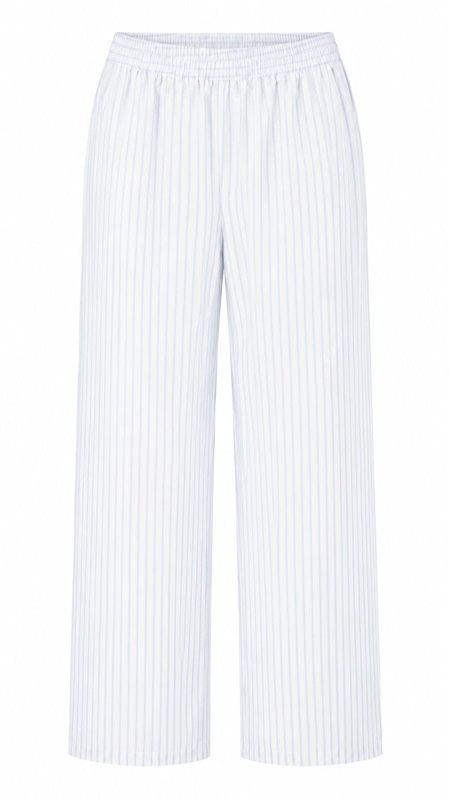 Maison Clad TROUSER PINSTRIPES LIGHT BLUE WIDE MCL11346