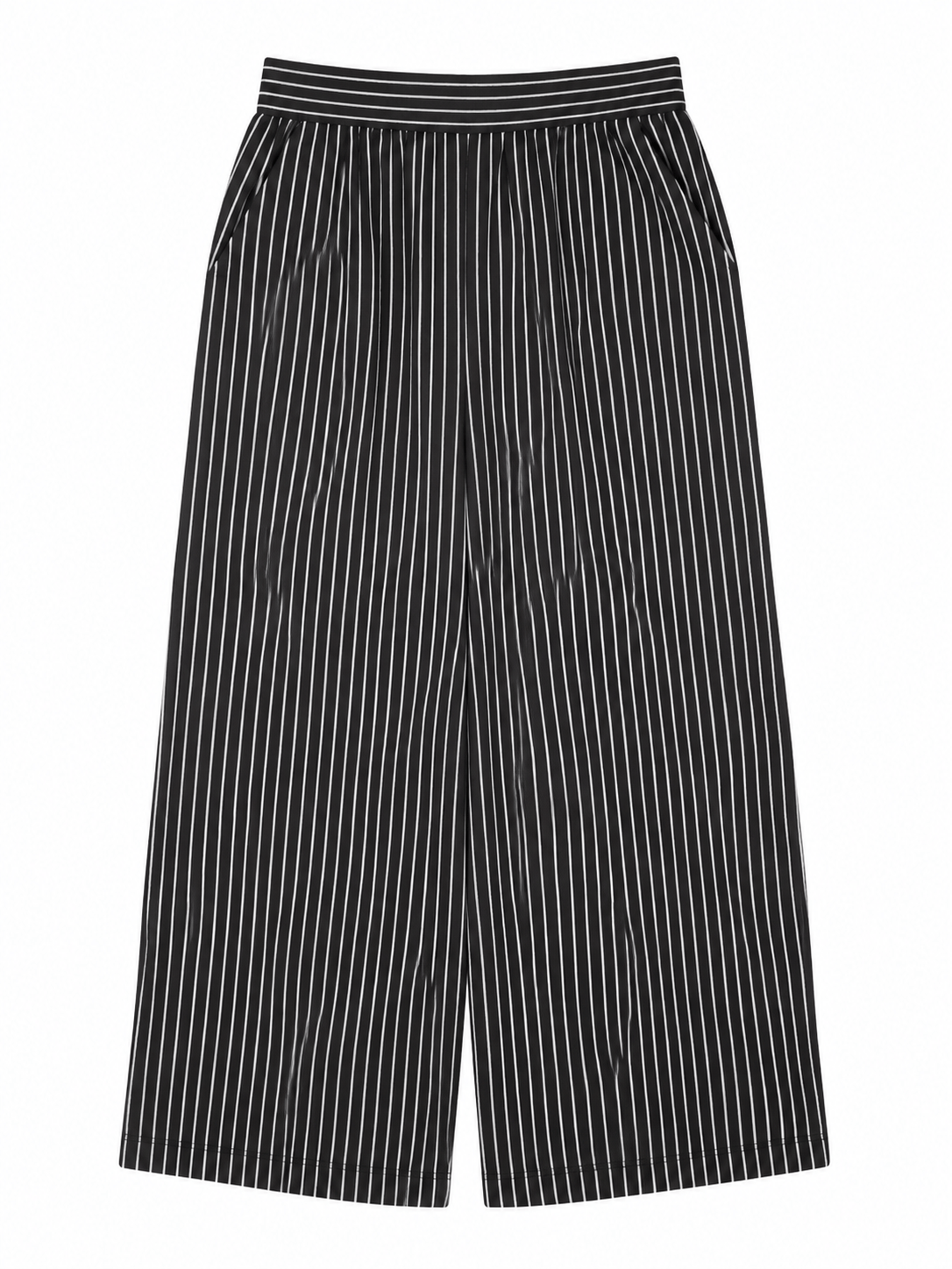 Maison Clad TROUSER SHARPY PINSTRIPE BLACK AND WHITE MCL13102