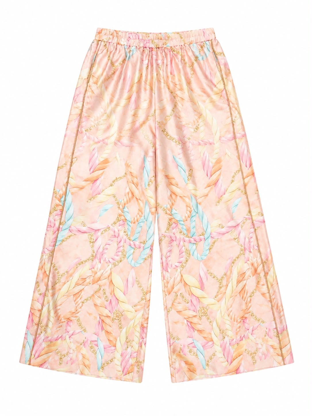Maison Clad TROUSER SIDE PIPPING CHAIN PEACH MCL12639