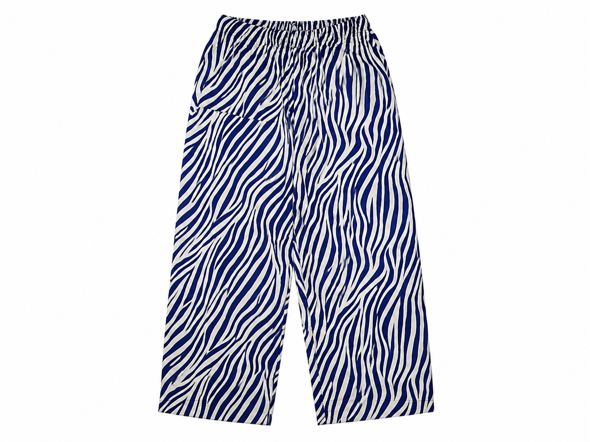 Maison Clad TROUSER ZEBRA NAVY BLUE MCL13110